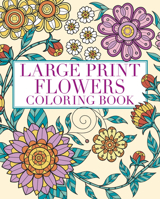 Large Print Flowers Coloring Book 1398850365 Book Cover