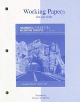 Working Papers for Use with Fundamental Financial Accounting Concepts 0077433882 Book Cover