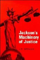 Jackson's Machinery of Justice 0521362571 Book Cover