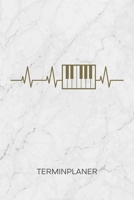 TERMINPLANER: Pianospieler Kalender Piano Lernen Terminkalender - Klavierspieler Herzschlag Wochenplaner Pianisten Herz Wochenplanung Musikinstrumente ... Musik To-Do Liste Termine (German Edition) 1672474035 Book Cover