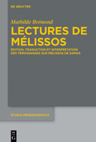 Lectures de M�lissos 3110542889 Book Cover