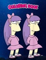 Coloring Book: The Simpsons Sherri and Terri Twins, Children Coloring Book, 100 Pages to Color B096TQ4VKZ Book Cover
