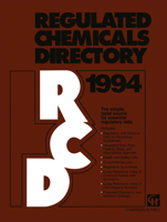 Regulated Chemicals Directory 1994 0412052814 Book Cover