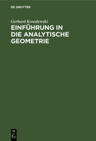 Einf�hrung in die analytische Geometrie 3111126021 Book Cover