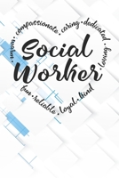 Social Worker Heart Notebook: Black Blank Social Worker Heart Notebook / Journal Gift ( 6 x 9 - 110 blank pages ) 1712118439 Book Cover