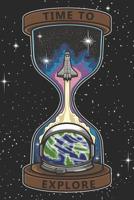 Time to Explore: Graph Paper 5x5 Notebook for people who love the far reaches of the galaxy 1079548289 Book Cover