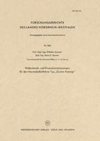 Widerstands- Und Propulsionsmessungen Fur Den Normalselbstfahrer Typ Gustav Koenigs 3663041417 Book Cover