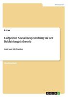 Corporate Social Responsibility in der Bekleidungsindustrie: H&M und KiK Textilien 3668199051 Book Cover