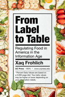 From Label to Table: Regulating Food in America in the Information Age 0520298810 Book Cover