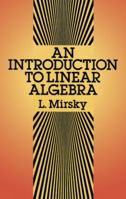 An Introduction to Linear Algebra 0486664341 Book Cover