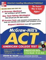 McGraw-Hill's ACT WITH CD-ROM (Mcgraw Hill's Act (Book & CD Rom)) 0071456813 Book Cover