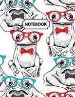 Notebook: Funny Frog Daily Journal, Ruled White Paper, Blank Lined Note Book To Write In 1712204726 Book Cover