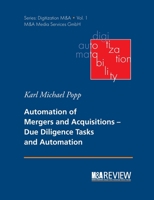 Automation of Mergers and Acquisitions: Due Diligence Tasks and Automation 3750462054 Book Cover