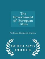The government of European cities, 1013531434 Book Cover