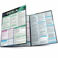 Excel with AI - Copilot & Prompting: A Quickstudy Laminated Reference Guide 1423253760 Book Cover