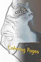 Cats: Beautiful Coloring Pages with Cats, Drawings, for Adults and for Girls 1090737726 Book Cover