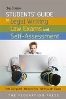 Students' Guide to Legal Writing, Law Exams and Self Assessment 1862872775 Book Cover