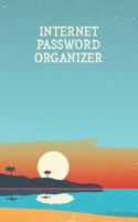 Internet Password Organizer: Username and Password Keeper: Tropical Beach Sunset 1671724305 Book Cover