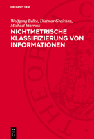 Nichtmetrische Klassifizierung Von Informationen: Theorie Und Anwendung 3112747526 Book Cover