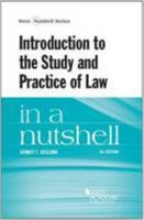 Introduction to the Study and Practice of Law in a Nutshell 0314059334 Book Cover