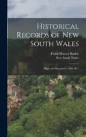 Historical Records of New South Wales: Bligh and Macquarie, 1809-1811 - Primary Source Edition 1018012575 Book Cover