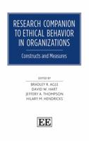 Research Companion to Ethical Behavior in Organizations: Constructs and Measures (Elgar Original Reference) 1782547460 Book Cover