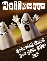 Halloween Coloring Book for Kids Ages 4-8: A Spooky Coloring Book For Creative Children,Over 90 Pages of Fun and Spooky Coloring Book for Kids Scary Halloween B08K4NV9VR Book Cover
