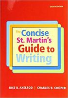 The Concise St. Martin's Guide to Writing 131905854X Book Cover