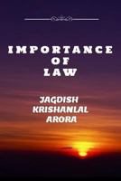 Importance of Law 179099831X Book Cover