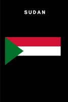 Sudan: Country Flag A5 Notebook to write in with 120 pages 1698480113 Book Cover