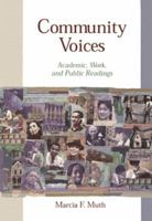Community Voices: Academic, Work, and Public Readings 0321093313 Book Cover