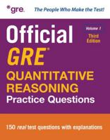 Official GRE Quantitative Reasoning Practice Questions, Third Edition, Volume 1 1266761098 Book Cover