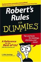 Robert's Rules for Dummies 1119241715 Book Cover