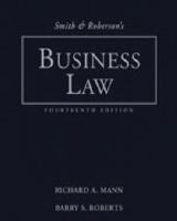 Study Guide for Smith and Roberson’s Business Law, 14th 0324655398 Book Cover