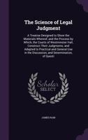 The Science of Legal Judgment 1165083094 Book Cover