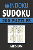Windoku Sudoku: 200 Easy Puzzles For Kids, Teens, Adults, Seniors B0CM9FYJZQ Book Cover