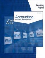 Working Papers For Albrecht/Stice/Stice/Swain's Accounting: Concepts And Applications 0538750197 Book Cover