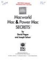 Macworld Mac Secrets 0764540408 Book Cover