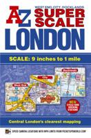 Super Scale London Street Atlas A-Z 184348739X Book Cover