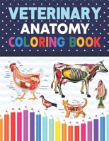 Veterinary Anatomy Coloring Book: Handbook of Veterinary Anesthesia. Elephants Dog Cat Horse Frog Bird Anatomy Coloring book. Vet tech coloring books. B08NYGDYMZ Book Cover