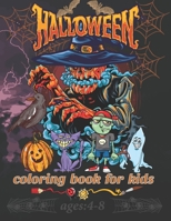 Halloween Coloring Book for Kids: Spooky and Fun Coloring Book for Girls and Boys | Cute Designs of Monsters, Zombies, Witches, Pumpkins, Jack-o-Lanterns, Ghosts and More B08KJJP8L4 Book Cover