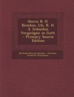Irdisches Vergnugen In Gott (1744) 1017769893 Book Cover