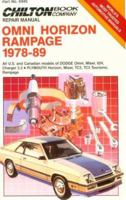 Omni Horizon Rampage 1978-89 Repair Manual (Chilton Model Specific Automotive Repair Manuals) 080197934X Book Cover