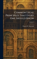 Common Legal Principles That Every One Should Know 1025562860 Book Cover