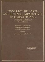 Cases and Materials on Conflict of Laws: American, Comparative and International (American Casebook Series) 0314264736 Book Cover