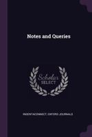 Notes And Queries 1271652463 Book Cover