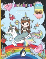 Unicorn coloring book for kids 4-8: Cute Unicorns ticker coloring Book for Kids girls boys teen children students. Workbook drawing. coloring colored ... funny adorable coloring activity books B091LV1XYZ Book Cover