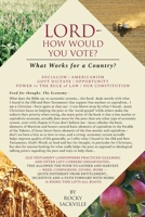 Lord---How Would You Vote? : What Works for a Country? 1735435503 Book Cover