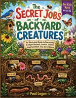 The Secret Jobs of Backyard Creatures For Kids Aged 6 to 10: An Illustrated Guide to Fascinating Backyard Animals, Insects, and the Important Work They Do in Nature B0HC3T9MJB Book Cover