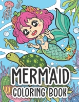 Mermaid Coloring Book B08JLQLP97 Book Cover